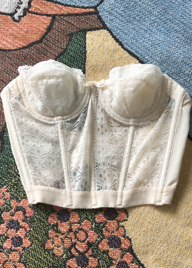 80's Lace Bustier Top (XXS-XS) – Retro and Groovy