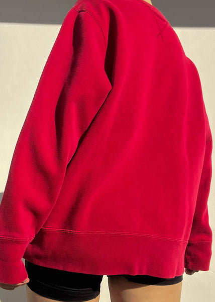 Cherry Red Polo Jeans Crewneck (L)