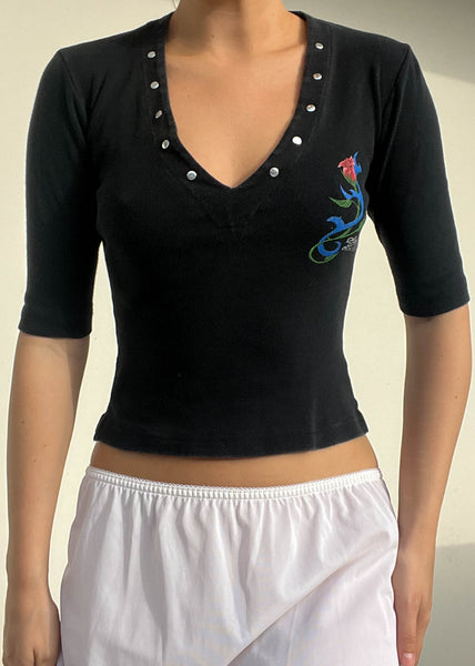 2002 Biker Rose Top (S)