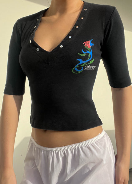 2002 Biker Rose Top (S)