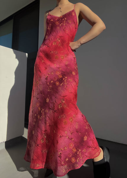 Dahlia 90’s Floral Print Maxi (M)