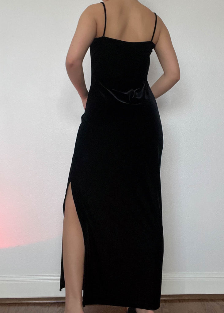 90's Black Velvet Butterfly Maxi (M/L) Retro and Groovy 90's Black Velvet Butterfly Maxi (M/L) Retro and Groovy