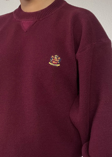 Royce 90's Burgundy Knit (men's L)