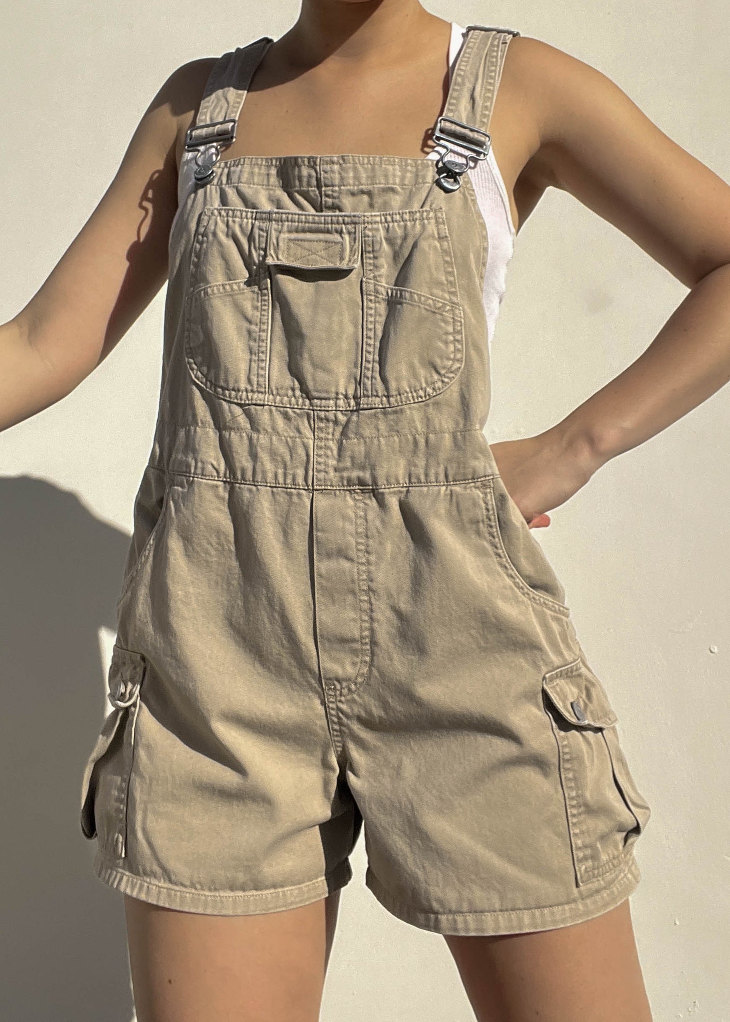 90’s Beige Overalls (M)