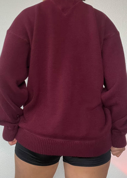 Royce 90's Burgundy Knit (men's L)