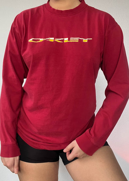 Y2k Oakley Long Sleeve (M)