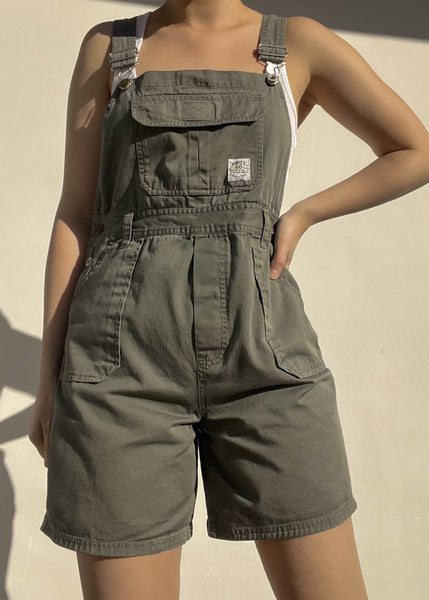 90’s Route 66 Olive Overalls (M)