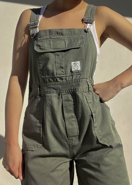 90’s Route 66 Olive Overalls (M)