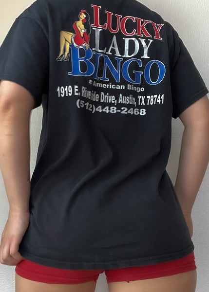 Y2k Lucky Lady Bingo Tee (L)