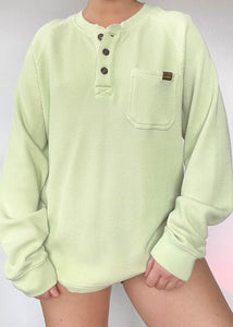 Pastel 90's LL Bean Henley (men's L)