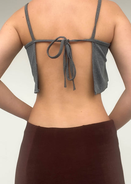 90's Flower Power Backless Top (S)
