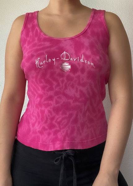 Y2k Tie Dye Harley Tank (S)