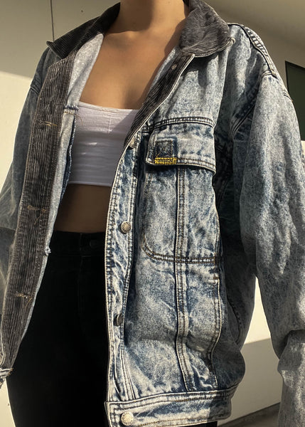 Jordache Acid Wash Jacket (L)