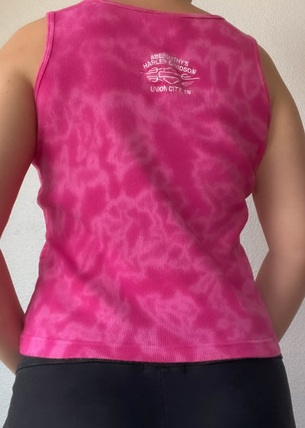 Y2k Tie Dye Harley Tank (S)