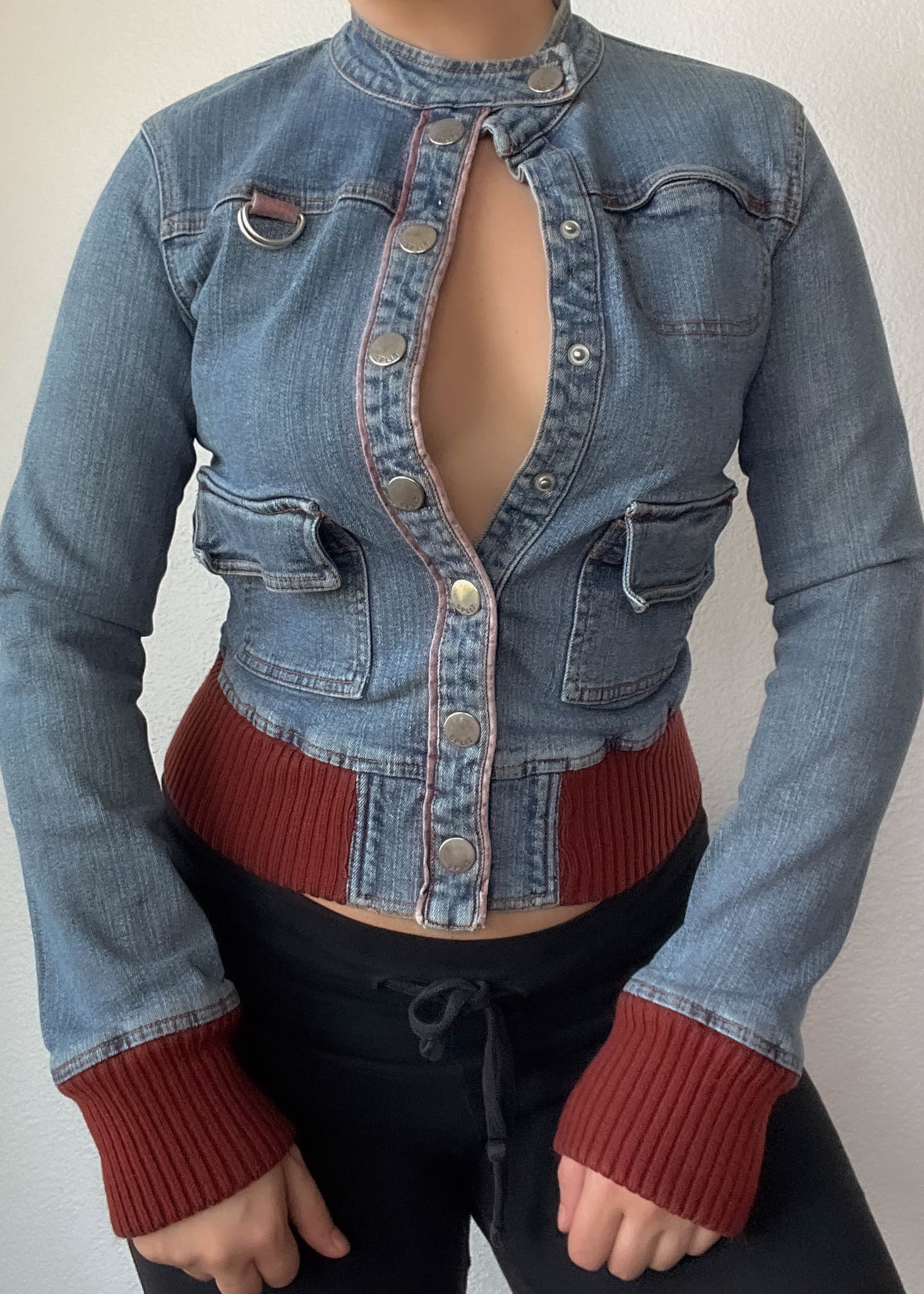 2000’s Denim Snap Jacket (S)