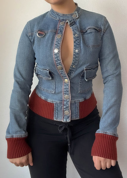 2000’s Denim Snap Jacket (S)