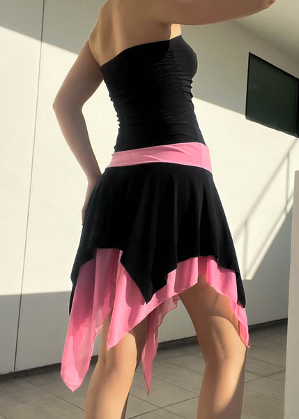 Y2k Black & Pink Dress (S)