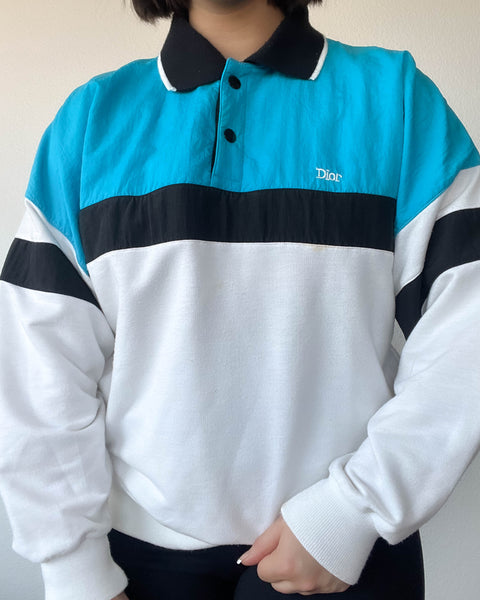 80's Sporty Dior Pullover (L)