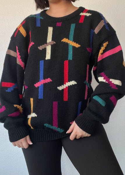 Luis 80's Patterned Knit (L)