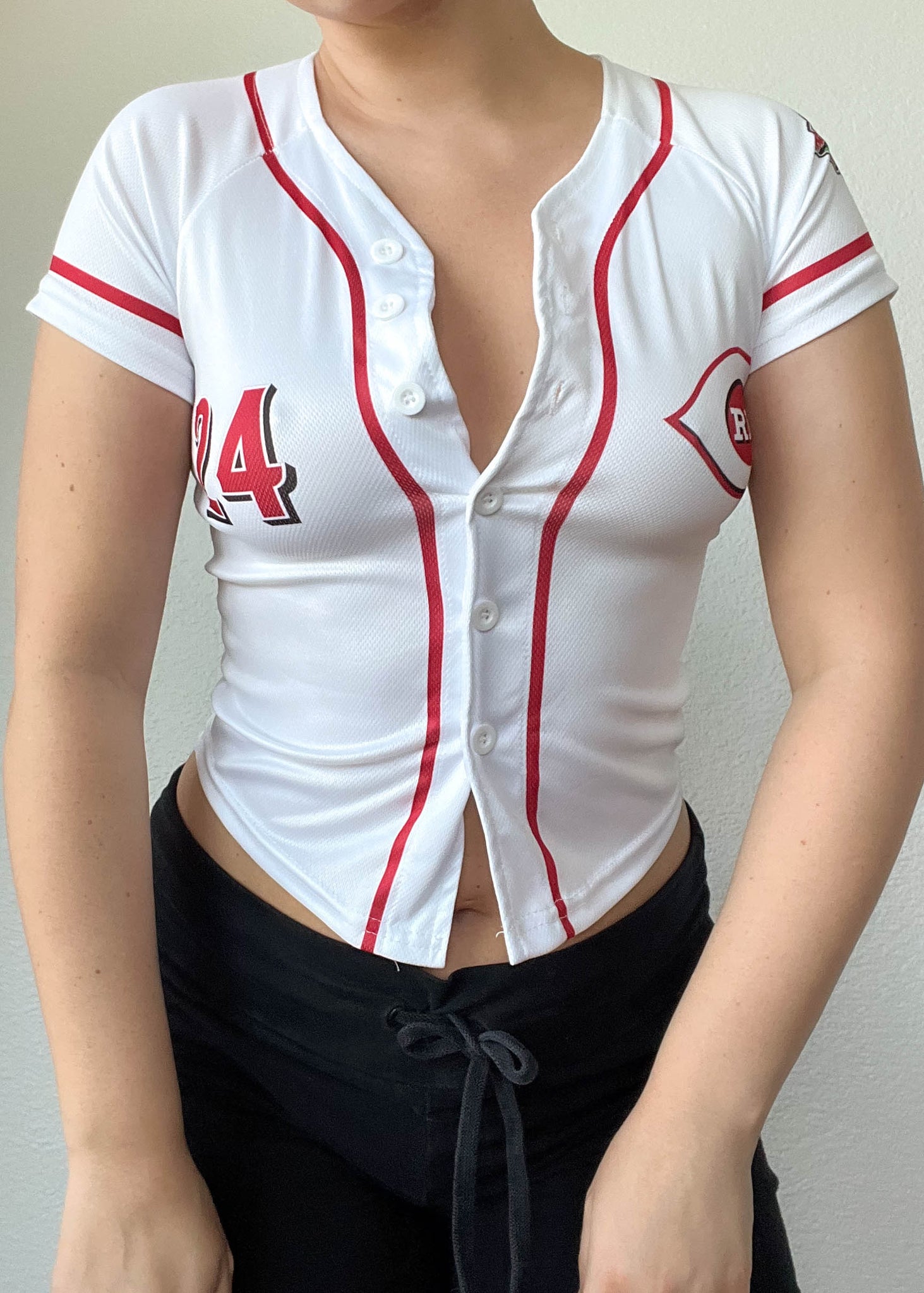 Reds Baseball Button Down (XS)