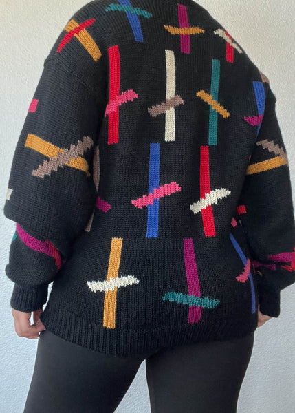 Luis 80's Patterned Knit (L)