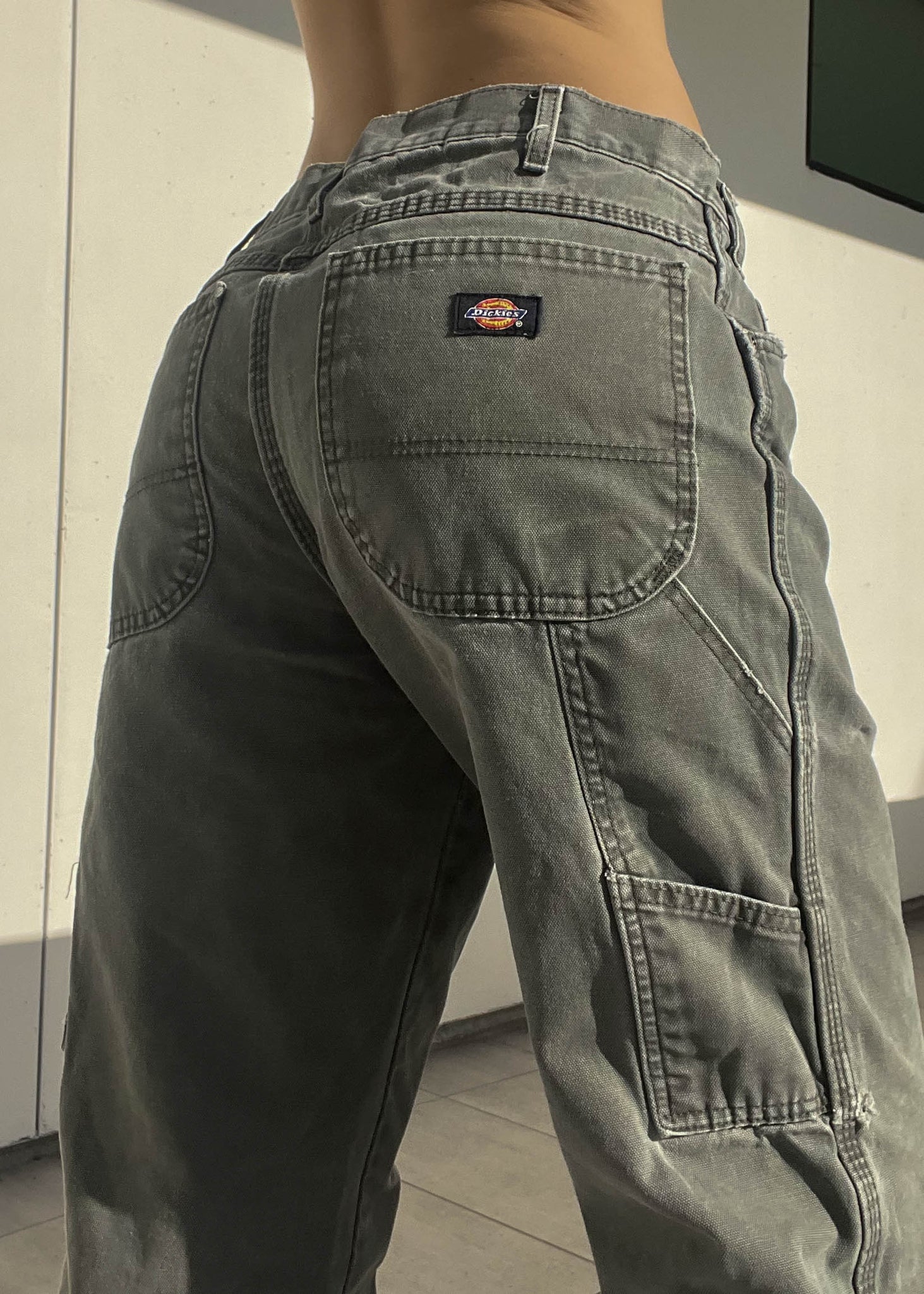 Army Green Dickie's Carpenter Jeans