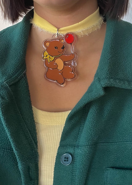 80's Teddy Balloon Choker