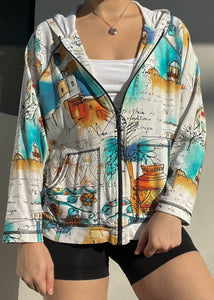 Mediterranean Hoodie Jacket (S-M)