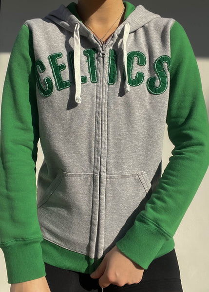Y2k Celtics Hoodie Jacket (M)