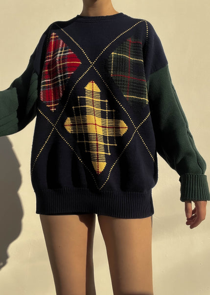 Nautica Argyle Plaid Knit (L-XL)