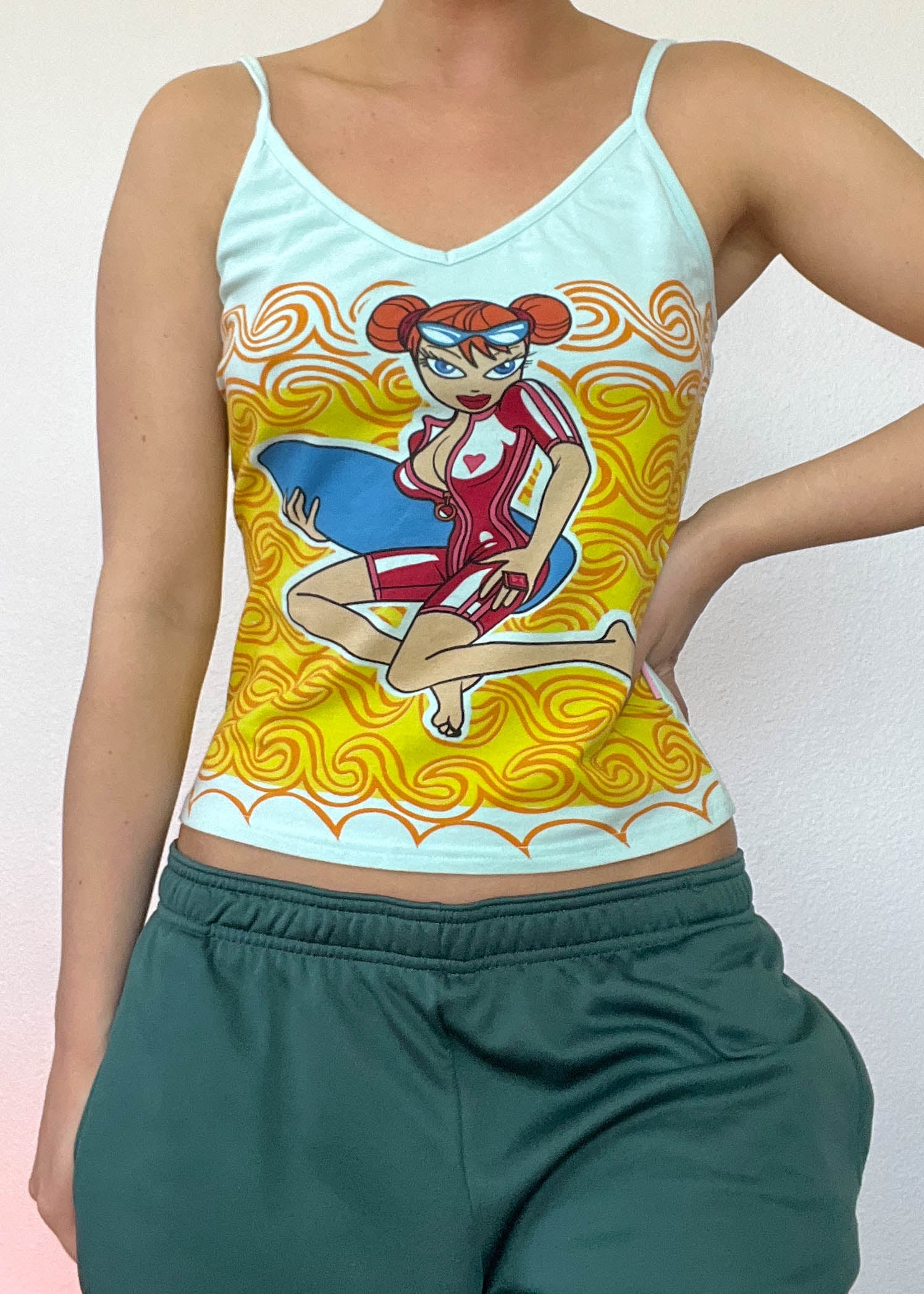 Y2k Surfer Girl Tank (S) – Retro and Groovy