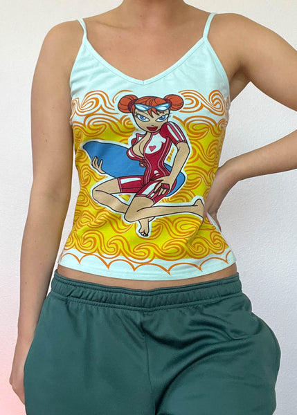 Y2k Surfer Girl Tank (S)