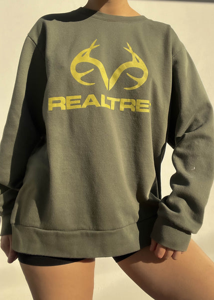 Olive Real Tree Sweatshirt (L-XL)