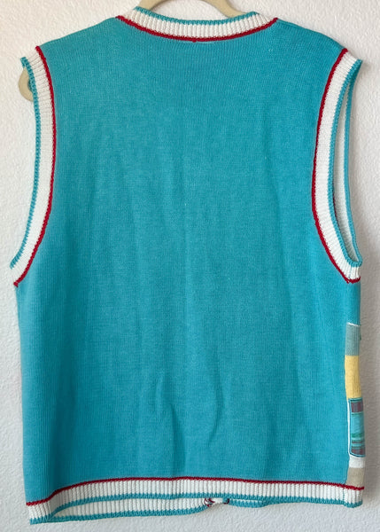 90's Beach House Sweater Vest (M-XL)