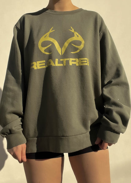 Olive Real Tree Sweatshirt (L-XL)
