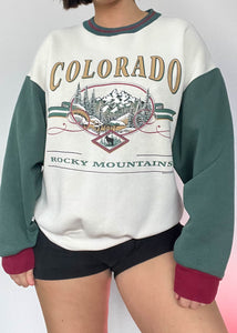 1993 Colorado Color-Block Crewneck (L)