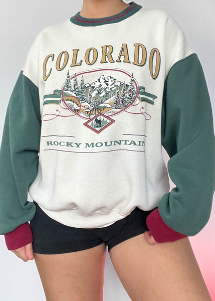 1993 Colorado Color-Block Crewneck (L)