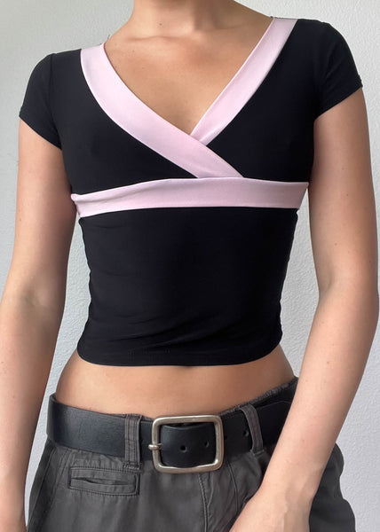 Hallie 90's Short Sleeve Top (XXS-XS)