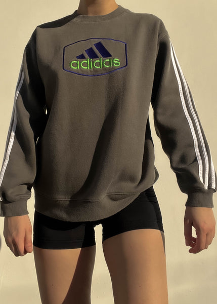 90's Sporty Adidas Crewneck (S)