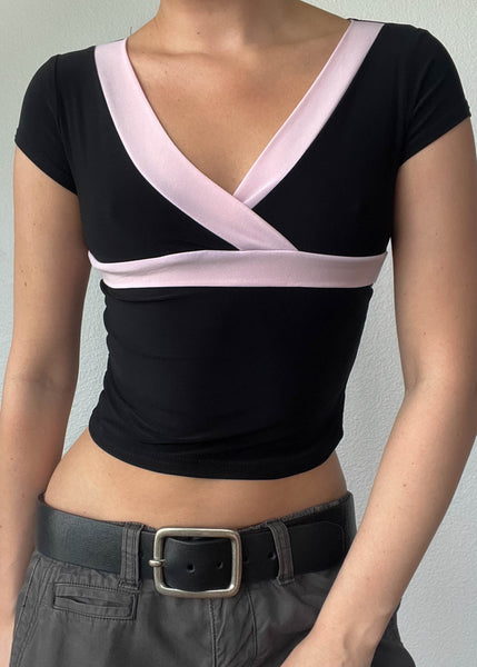 Hallie 90's Short Sleeve Top (XXS-XS)