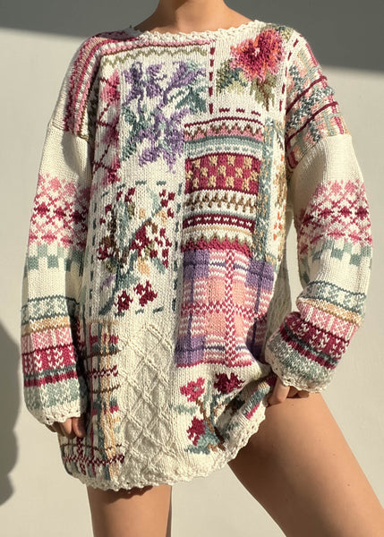 90's Patchwork Knit (M)