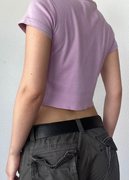 90's Purple Fine Tee (S)