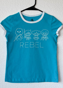 Blue Rebel Ringer Tee (XS)