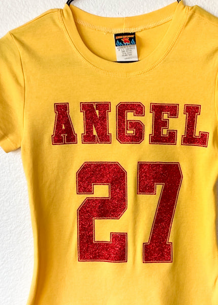 Y2k Sporty Angel Tee (S)
