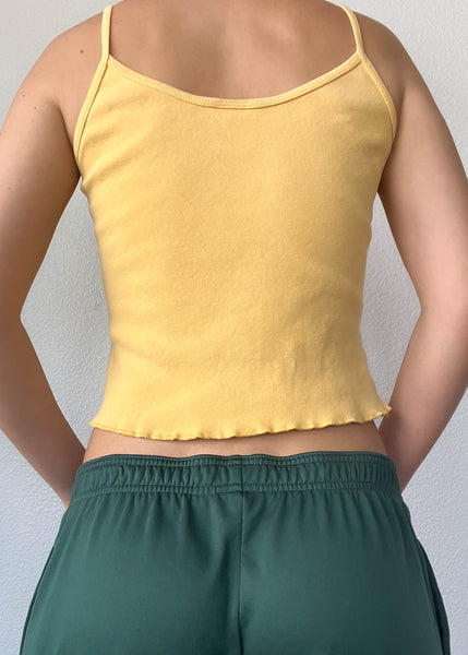 80's Yellow Mermaid Tank (S)