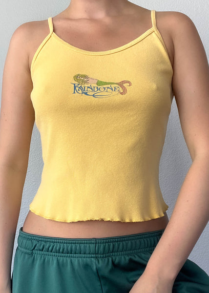 80's Yellow Mermaid Tank (S)