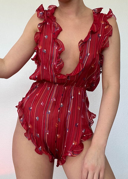 Ember 80's Lingerie Teddy (S)
