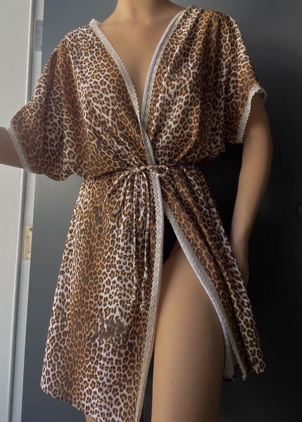 80's Cheetah Robe (M)