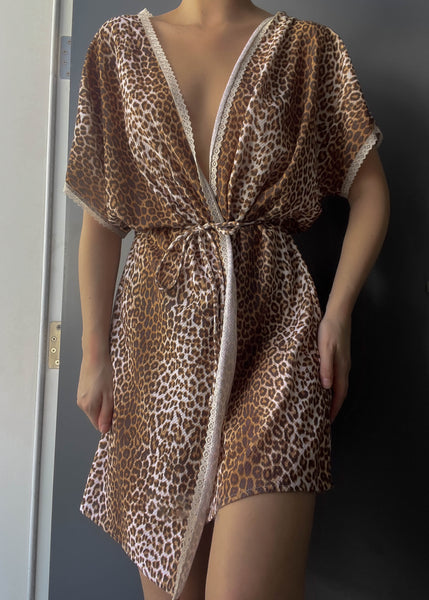 80's Cheetah Robe (M)