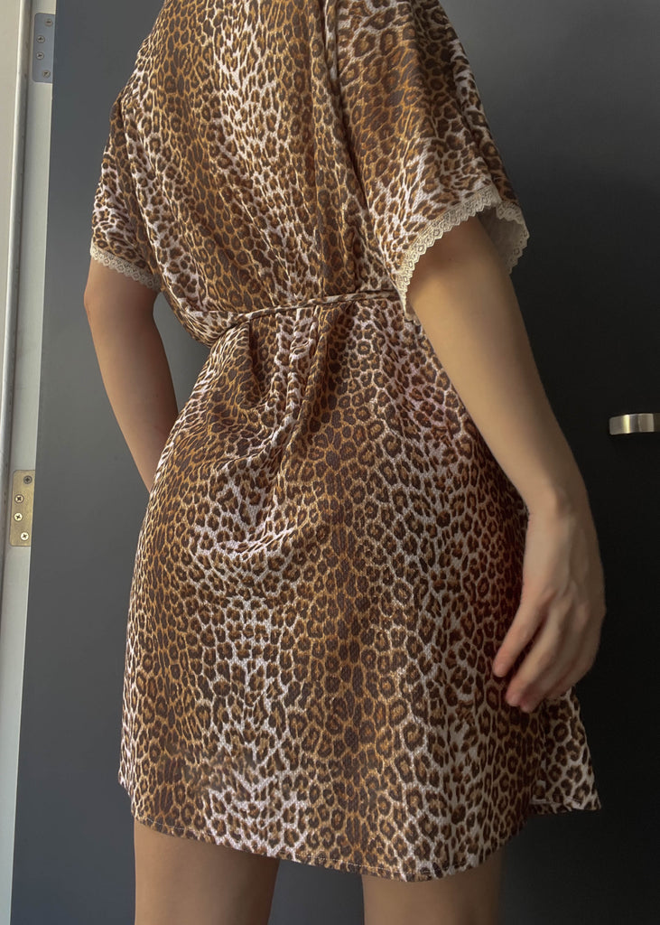 80's Cheetah Robe (M) – Retro and Groovy
